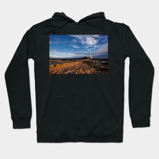 October sunshine at St Mary's Island Hoodie